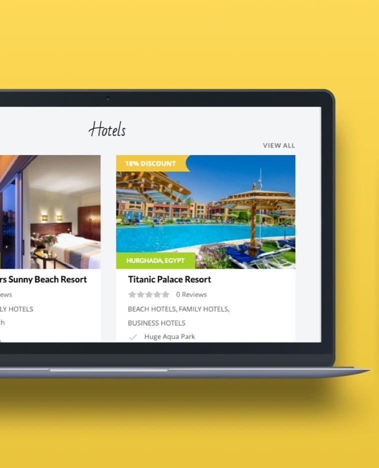 Travel Website Design