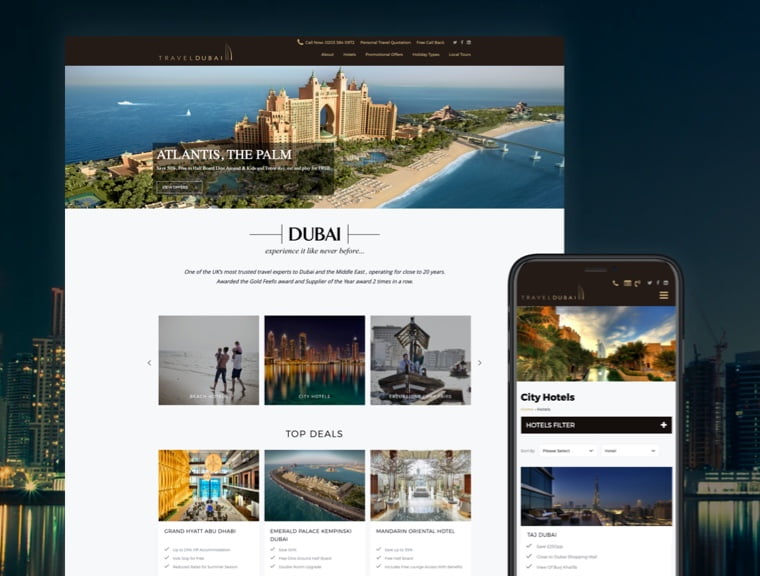 Travel Website Development