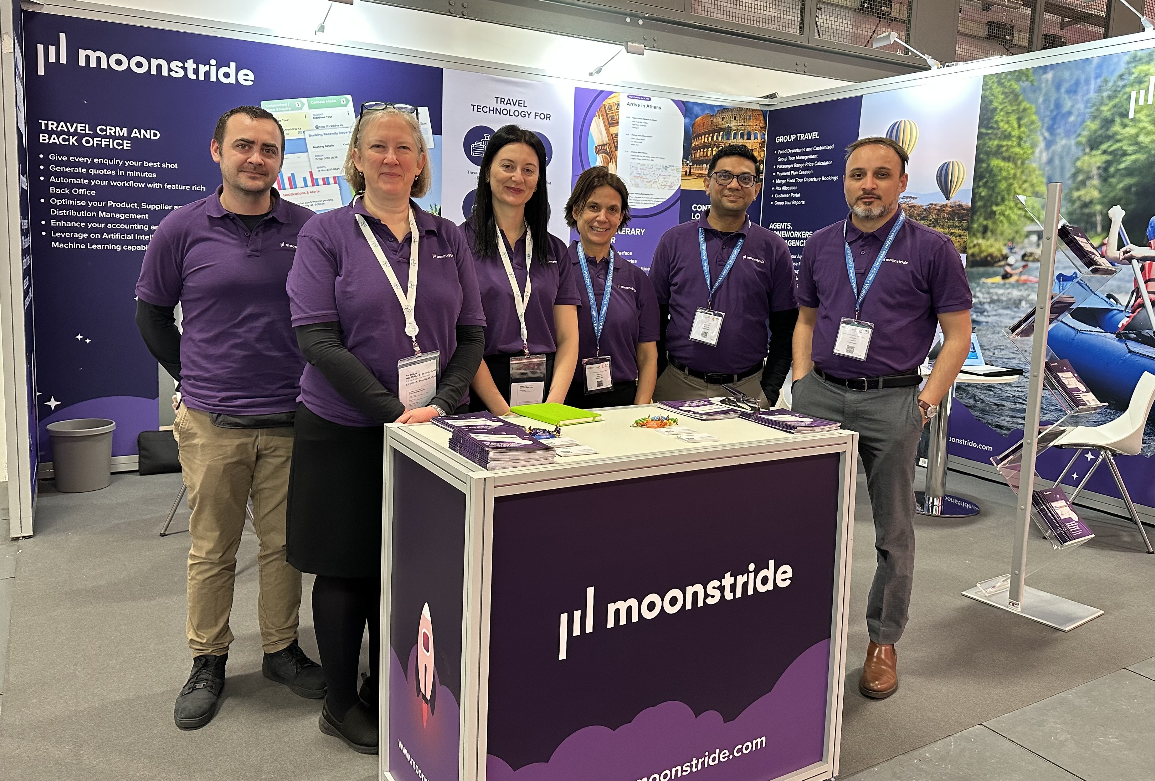 El equipo de moonstride en la ITB