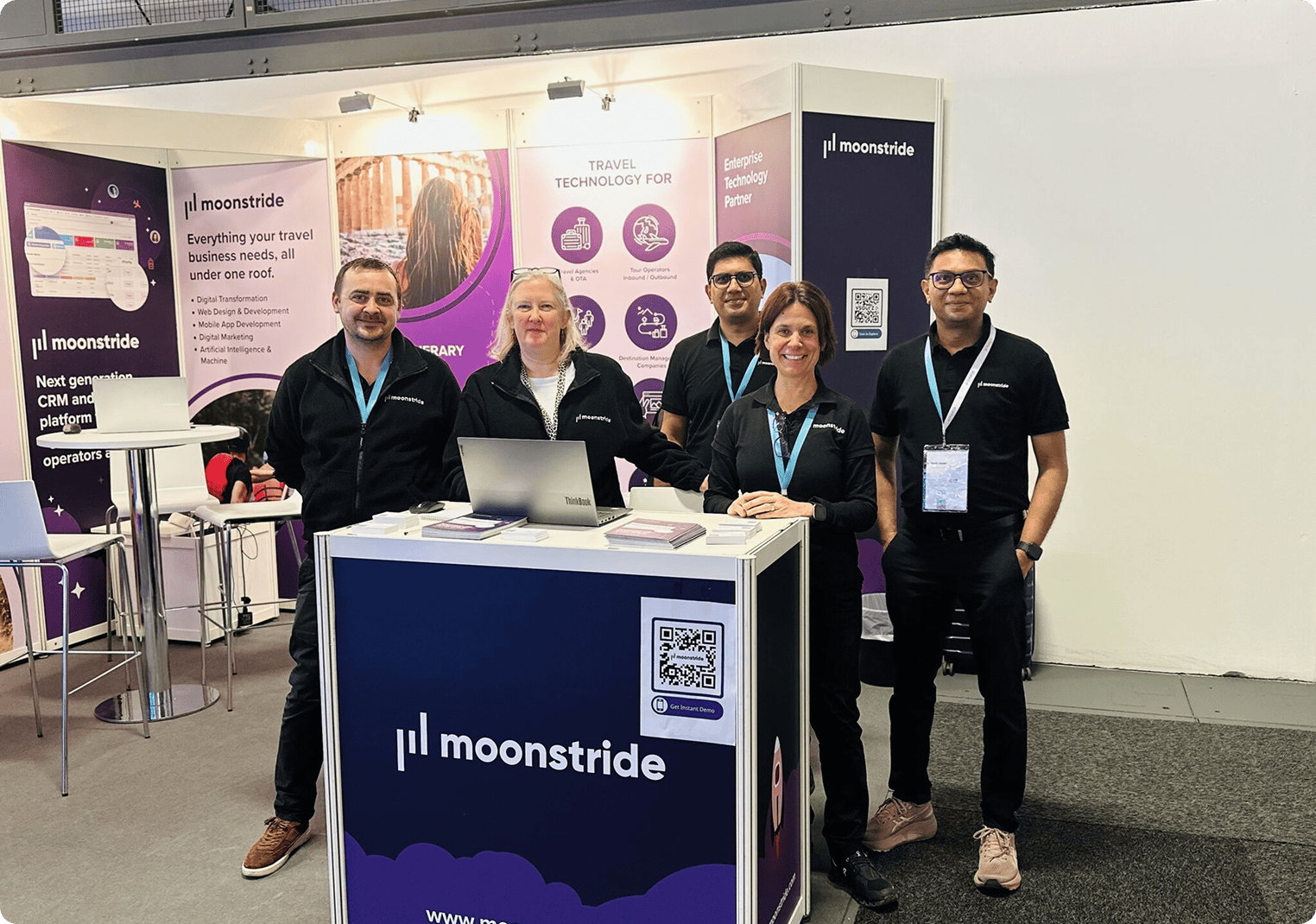 moonstride Members at ITB Stand