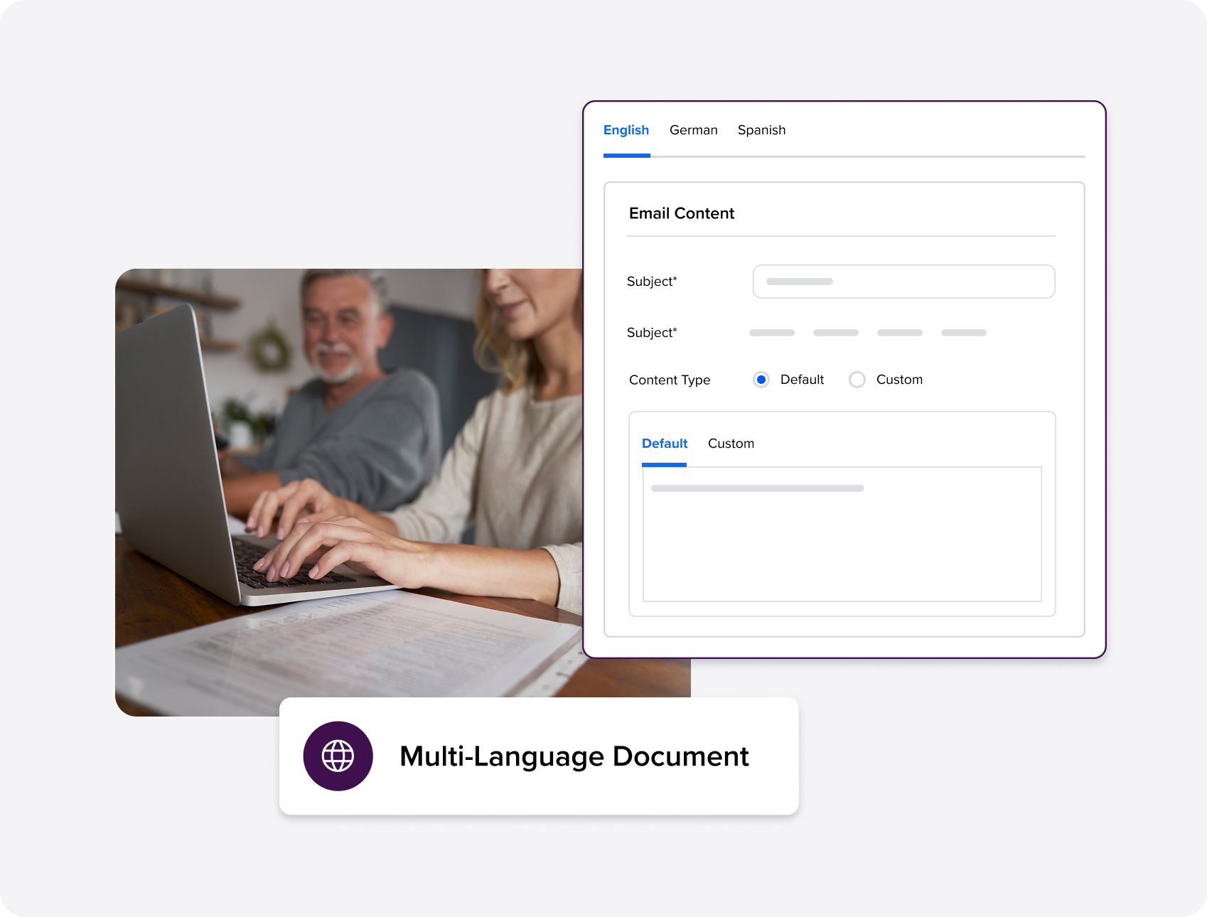 Gestão de documentos multilingues