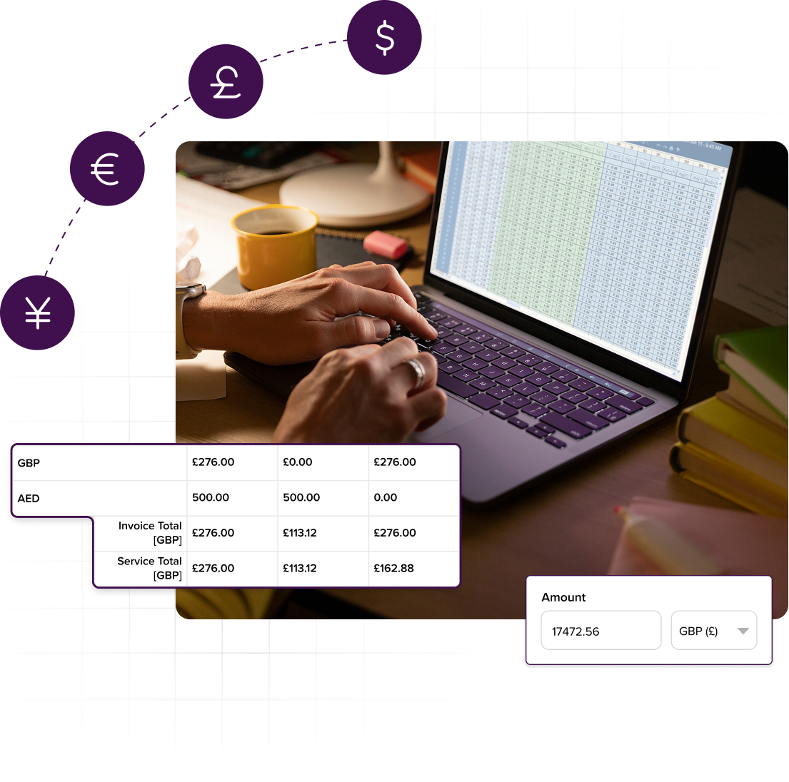 Group 1000006107@2x Multi-Currency Management Made for International Travel Bookings