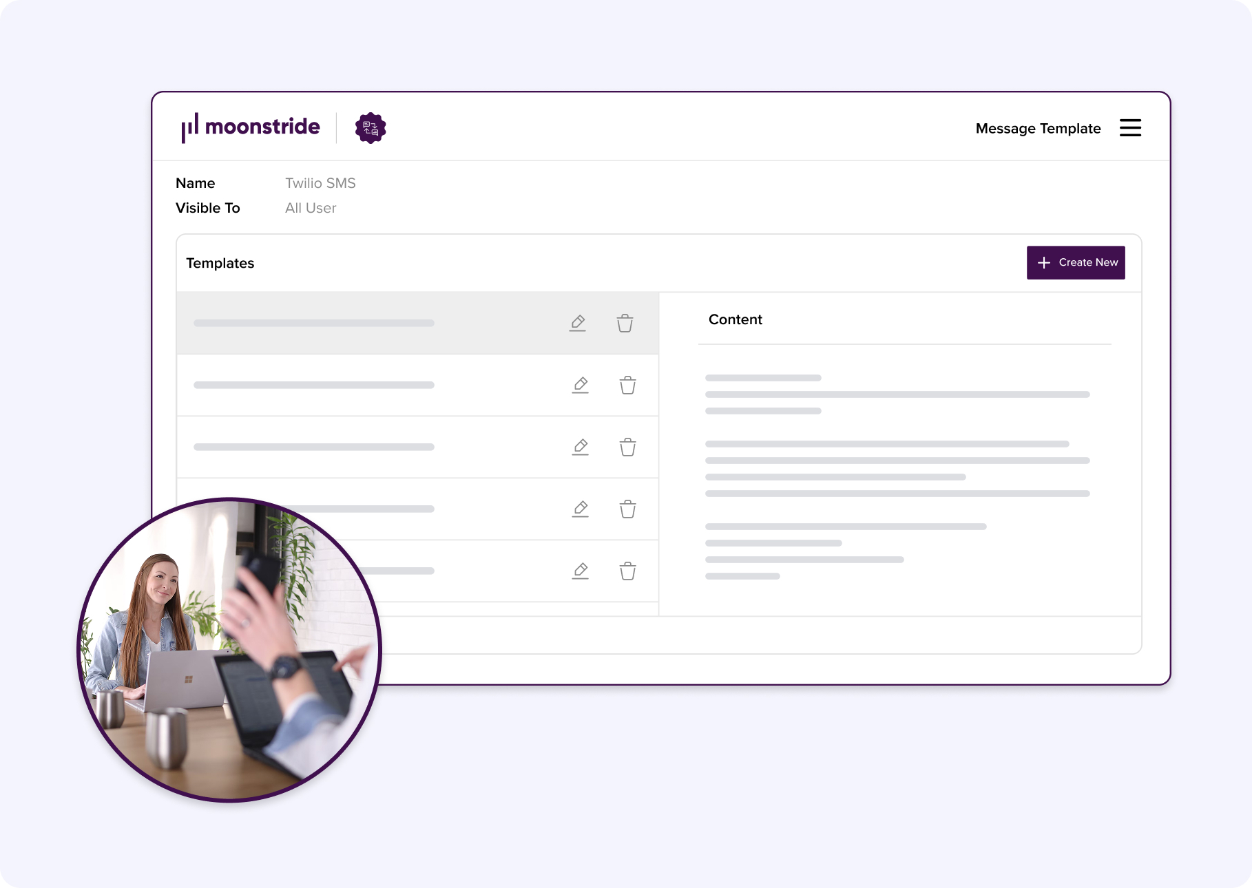 Modèles de SMS personnalisés