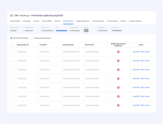 Repositório de documentos turísticos