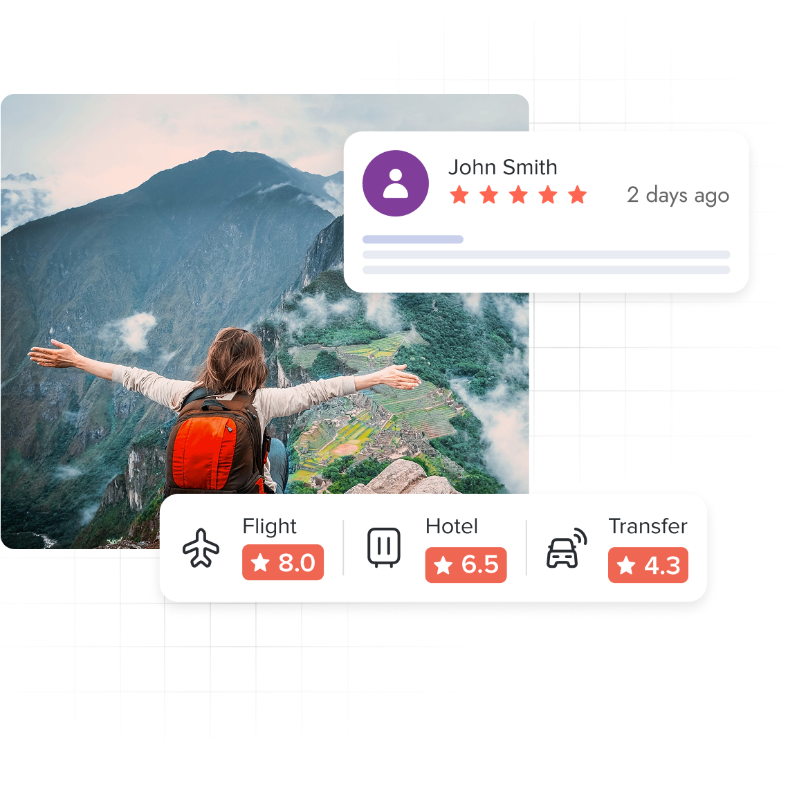 Moteur d'enquête sur les voyages